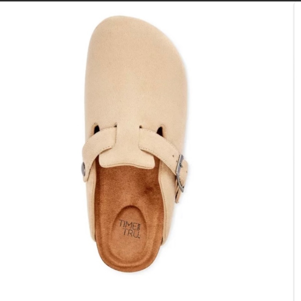 Time and Tru Women's Buckled Clog- Size 9